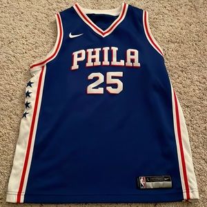 youth size large 76ers Ben Simmons Jersey